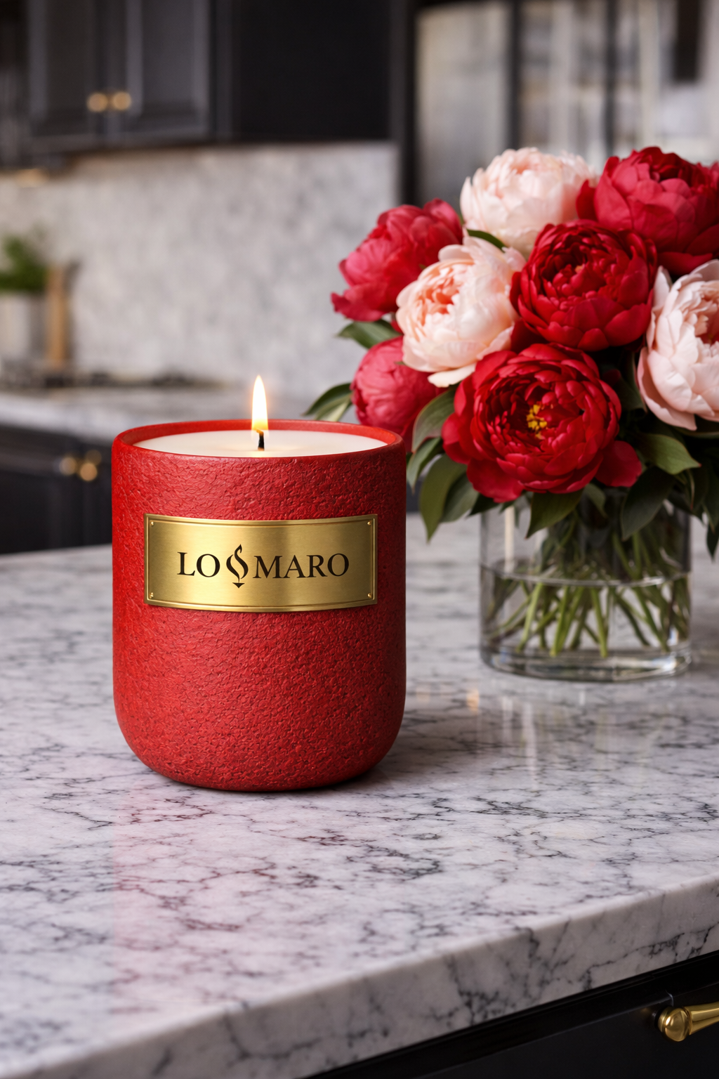 Red Cement - Scarlet Peony