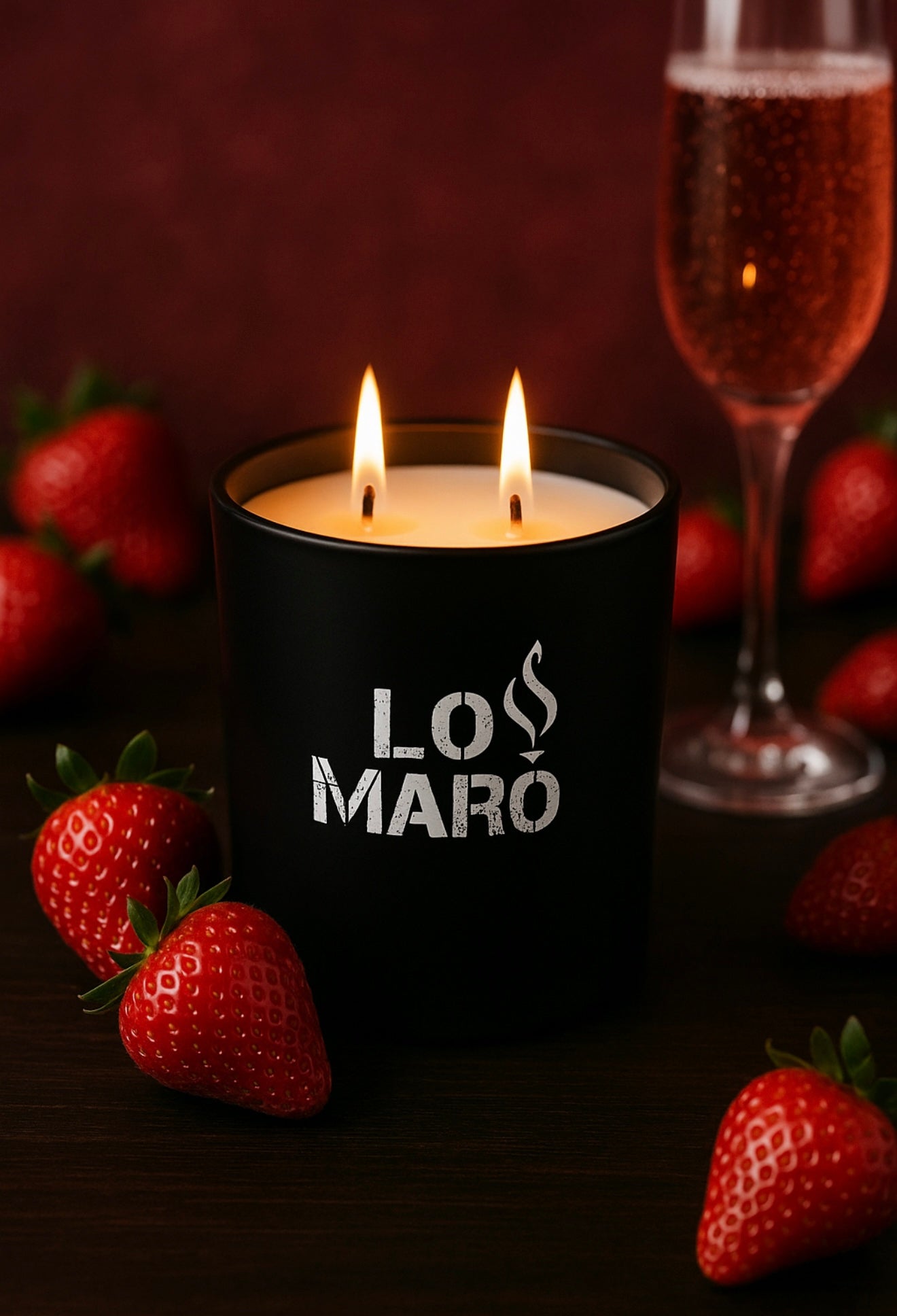 Strawberry Champagne 9oz Candle