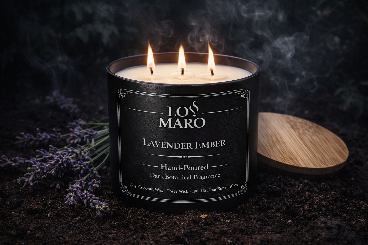 Lavender Ember - 3 Wick